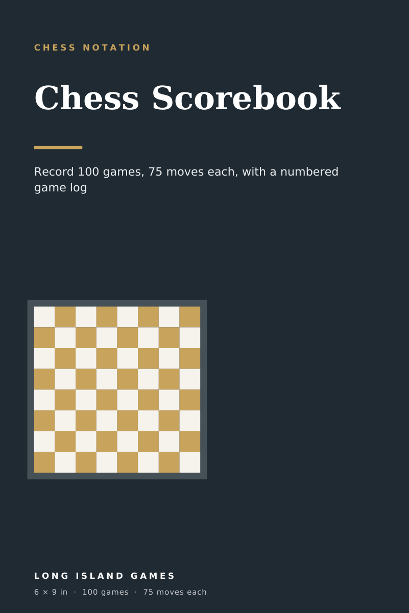 Chess Scorebook cover